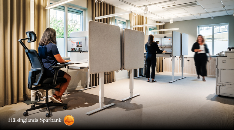 Gerdmans innredningshjelp løftet Hälsinglands Sparbank