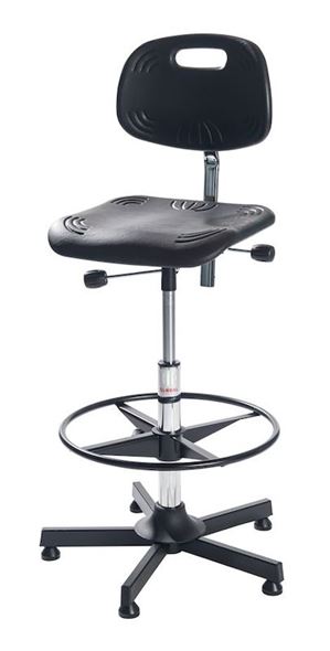 Arbeidsstol Classic, høy med fotring