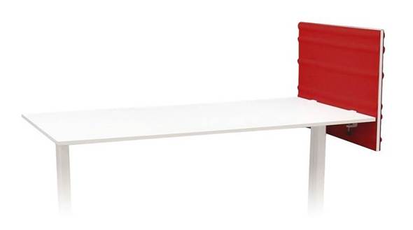 Bordskjerm Horisont, BxH 800x600 mm, rød