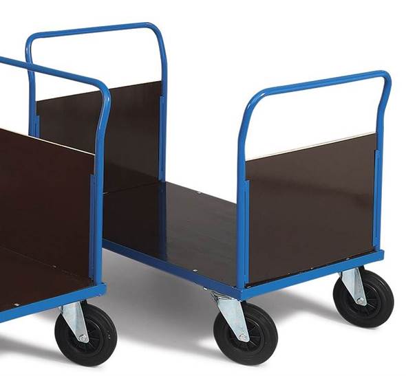 Plattformvogn, 2 heldekkende kortsider, LxB 1000x700 mm