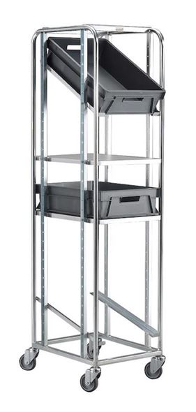 Boksstativ Freke, 460x590x1880 mm, lastekapasitet 150 kg