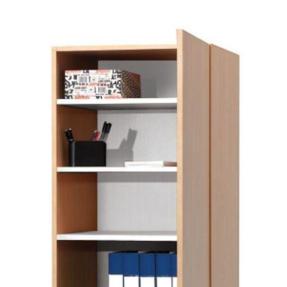 Hylleplate til garderobe umontert Gerdmans , hvit, 4 stk/pk