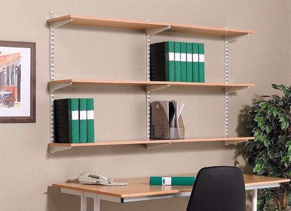 Hylleplate til vegghylle, BxD 905x295 mm, bøk