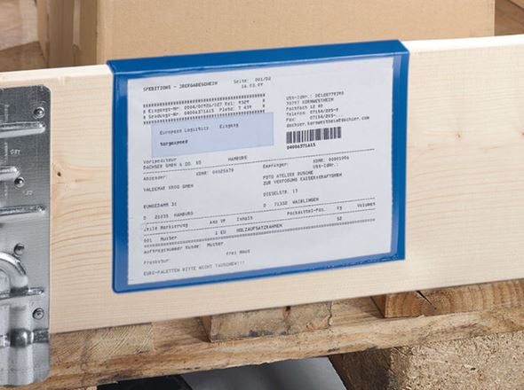 Plastlomme til pallerammer, A5, 100 stk/pk