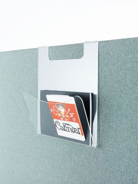 Postrom til skjermvegg, 30 mm, transparent