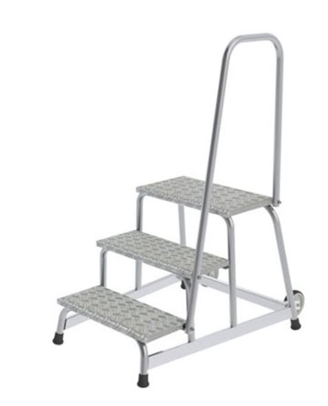 Trappestige, mobil, 3 trinn, BxD 760 x 870 mm