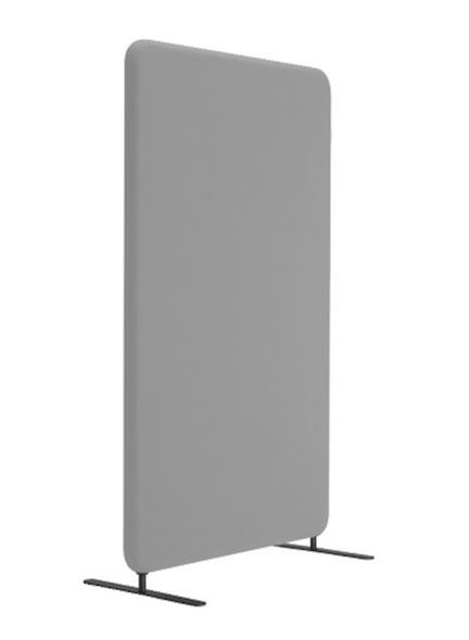 Skjermvegg Softline Event HxB 1700 x 800 mm, lysegrå