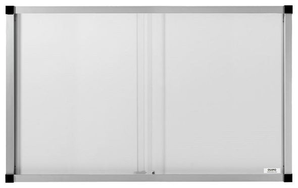 Oppslagsskap med skyvedører, 21 A4, metall