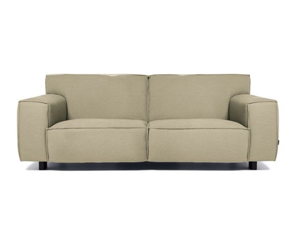 Sofa Odense, 4-seter, beige stoff