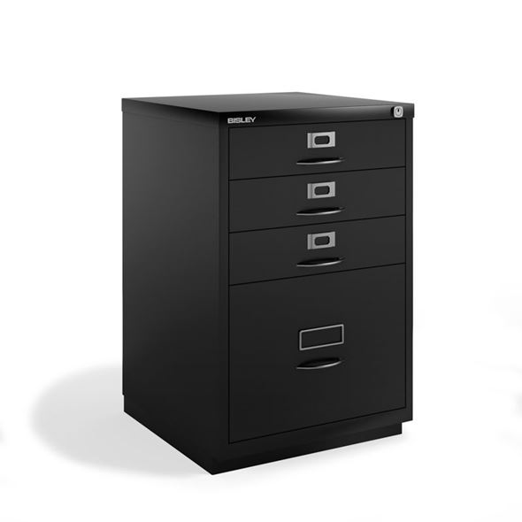 Skuffeseksjon BISLEY F-Serie, svart