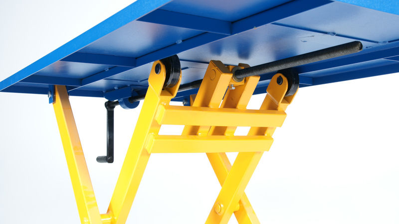 Løftebordvogn med sveiv Ossa