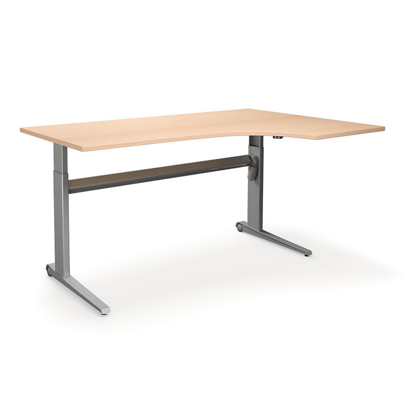 Hev og senk hjørneskrivebord Dallas