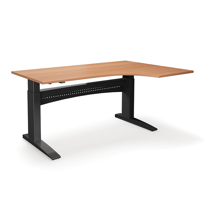 Hev og senk hjørneskrivebord Denver