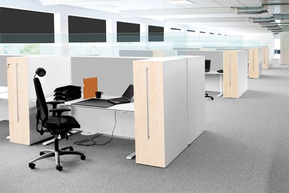 Skjermvegg Silence Nordic Screen, 1720x1400 mm, stoff/stoff