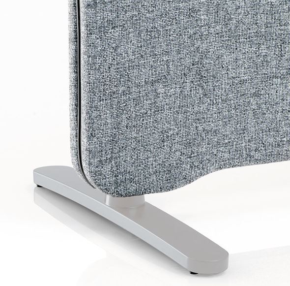 Fot Arc til Edge gulvskjerm, grå, 1 stk/pk