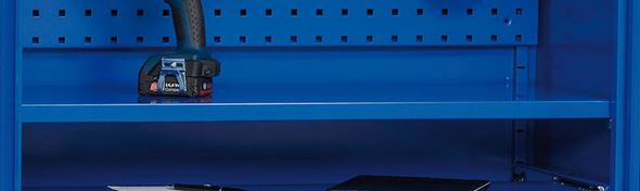 Ekstra hylleplate til verktøyskap Värnamo, blå