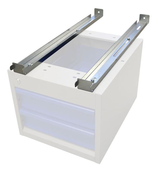 Opphengsprofil til skuffeseksjon Signe, for arbeidsbord dybde 800 mm