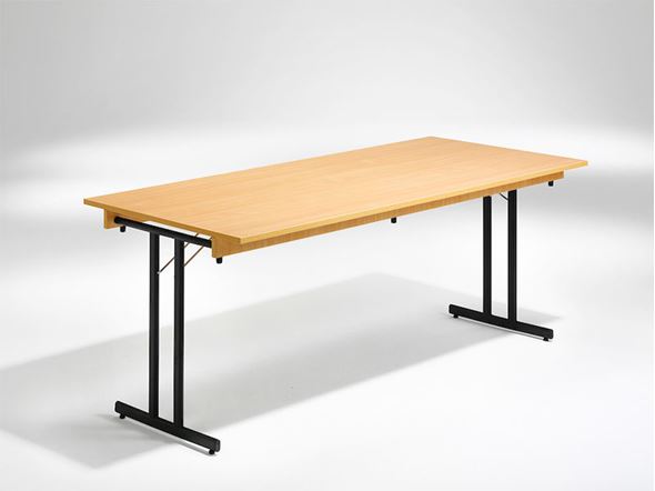 Klappbord Dinner, 1800x800 mm, bøk/svart