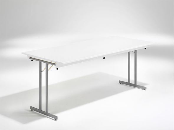 Klappbord Dinner, 1800x700 mm, hvit/sølv