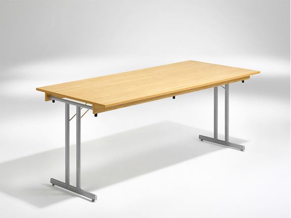 Klappbord Dinner, 1800x700 mm, eik/sølv