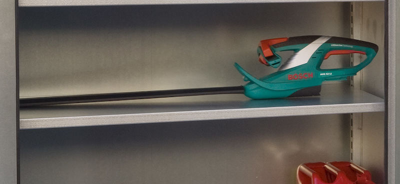 Hylleplate til gasskap