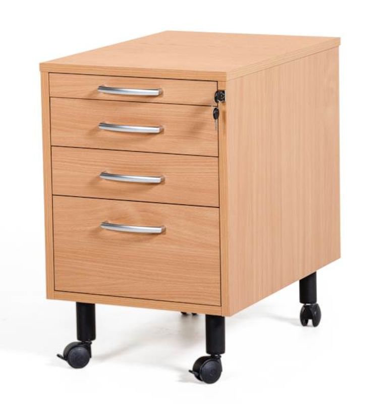 Skuffeseksjon Miami med ben og hjul