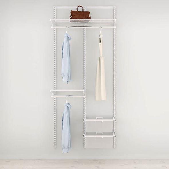 Hyllesystem ELFA, gang 3, B940xH2140xD450 mm