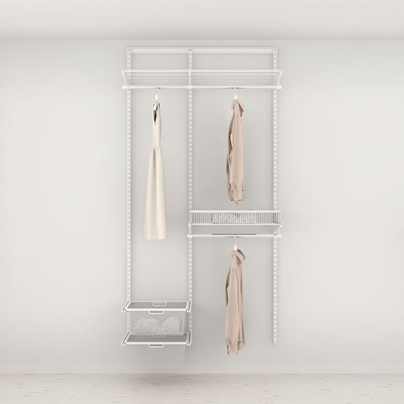 Hyllesystem ELFA, gang 45, B1096xH2140xD450 mm