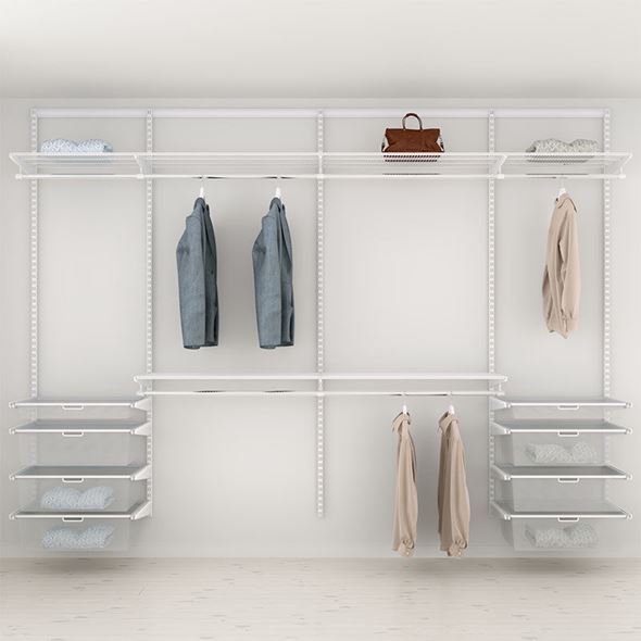 Hyllesystem ELFA, gang 65, B3063xH2140xD450 mm