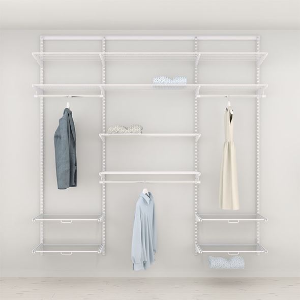 Hyllesystem ELFA, gang 59, B2158xH2140xD450mm