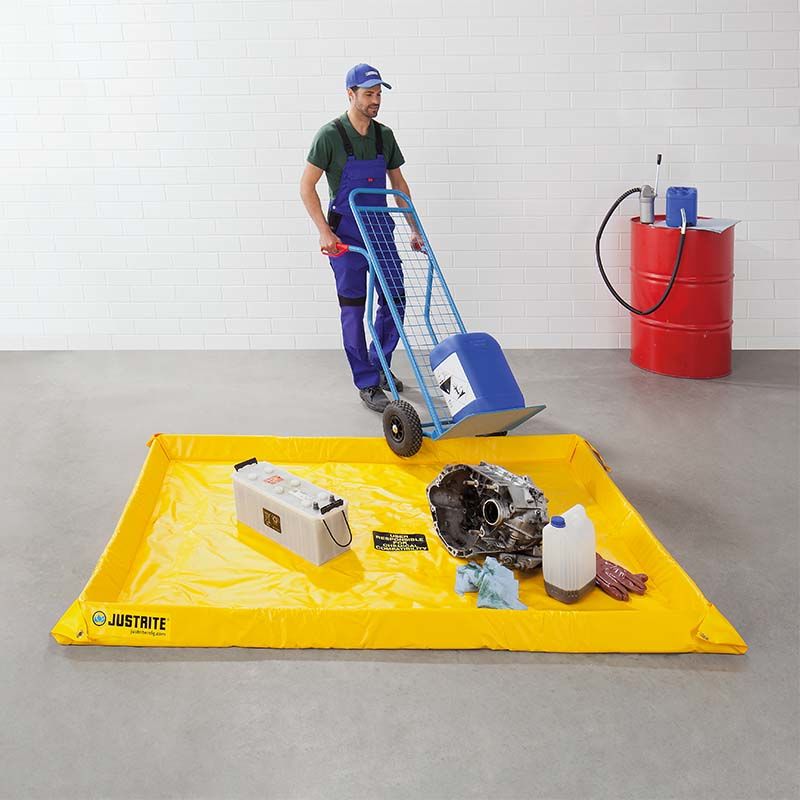 Oppsamlingskar Justrite, sammenleggbart