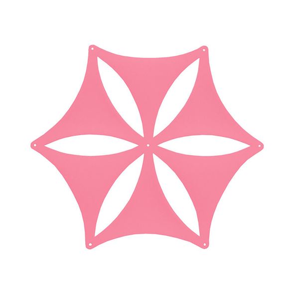 Lydabsorbent Airflake Blade, lys rosa, 10 stk/pk