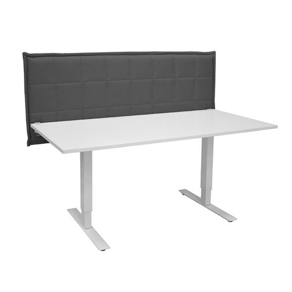 Bordskjerm Stitch, LxHxD 860x650x85 mm, mørkegrå