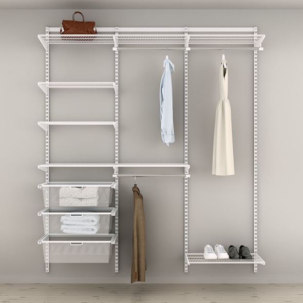 Hyllesystem ELFA, gang 5, B1862xH2140xD450 mm