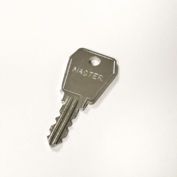 Hovednøkkel Fydor, til mekanisk kodelås, krom