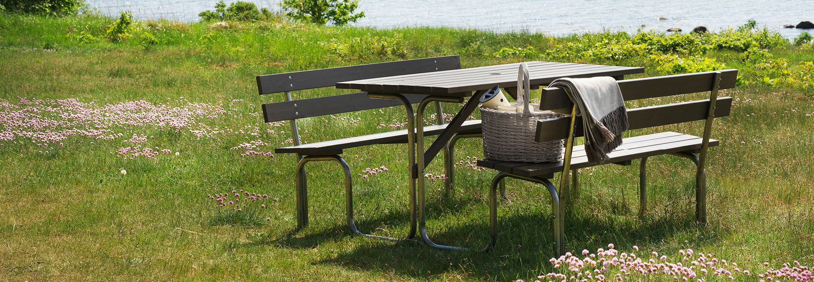 Piknikbord med plass til alle