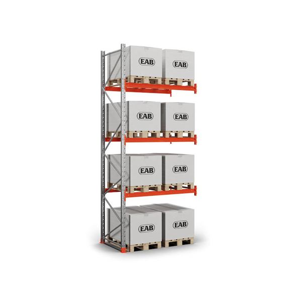 Pallereol Space, komplett pakke utbyggingsseksjon, H4500 mm 8 paller,