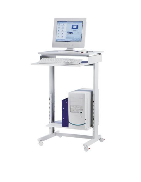 PC-bord Bill, bredde x dybde 600 x 500 mm, høydejusterbar mellom 715 –