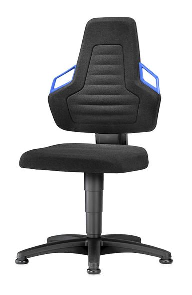 Arbeidsstoler Bimos Nexxit, med håndtak, med glideføtter, tekstil