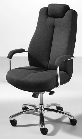 Kontorstoler, 24 timer Sonata, med nakkestøtte, nakkestøtte justerbar,