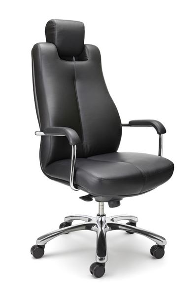 Kontorstoler, 24 timer Sonata, med nakkestøtte, nakkestøtte justerbar,