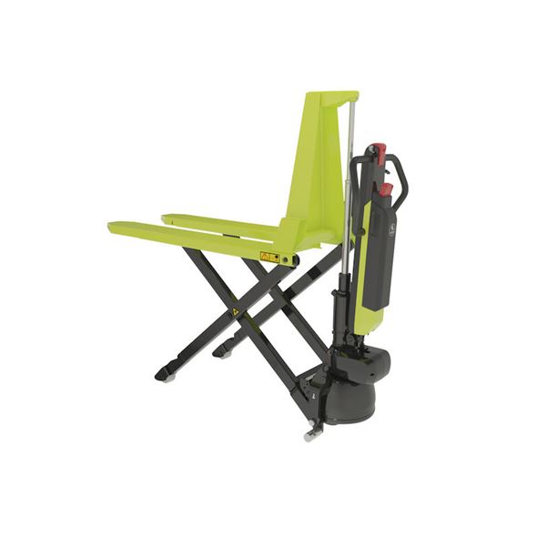 Jekketraller med sakseløft Pramac, elektrisk, lastekapasitet 800 kg, g