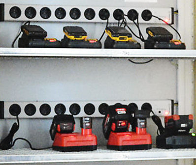 Batteriskap og Batterihåndtering