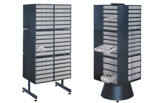 Sortimentskap & Smådelskassetter