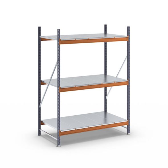 Lagerhyller for bred last Aleyna, belastning per seksjon 1600 kg, med