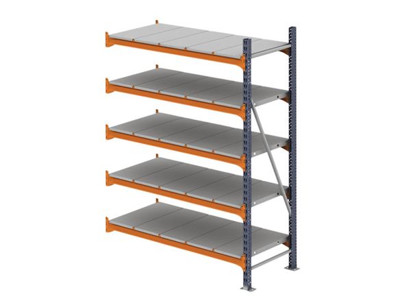 Lagerhyller for bred last Armida, belastning per seksjon 6000 kg, HxBx